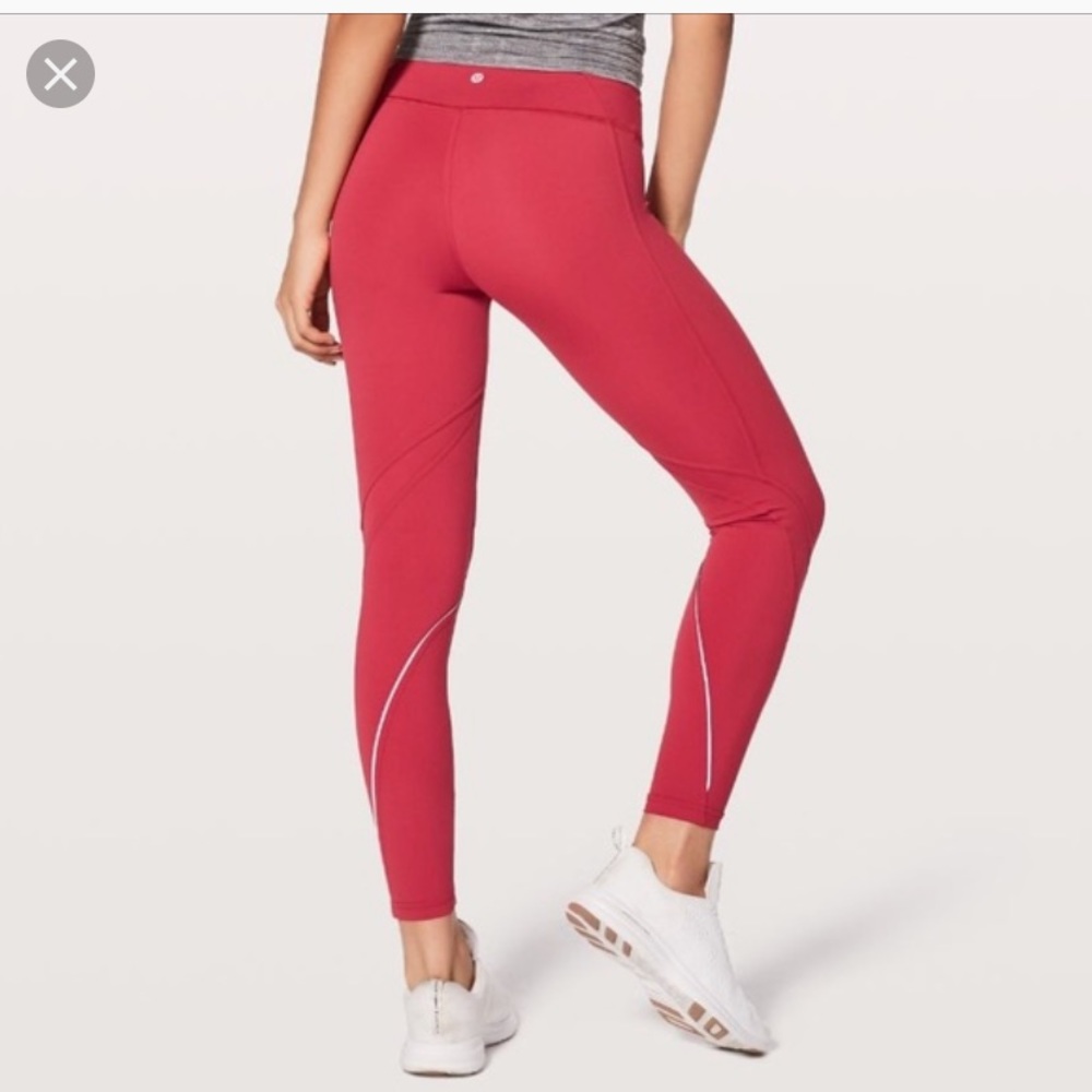 Lululemon chasing miles Persian red